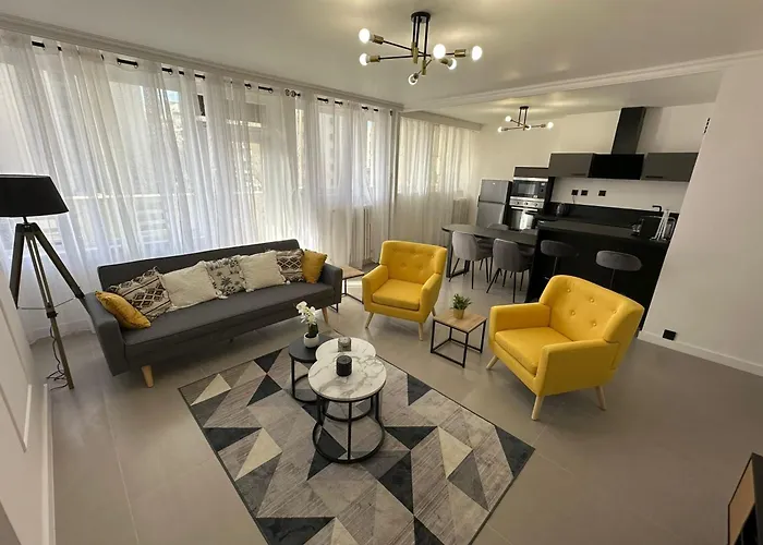 Contemporary Apartment For 4 People With Balcony Near Gratte-Ciel Villeurb